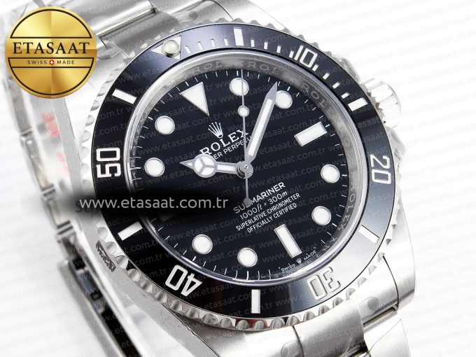 Submariner 41mm 124060 No Date 904L Steel Clean 1:1 Best Edition VR3230 - Görsel 5