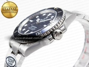 Submariner 41mm 124060 No Date 904L Steel Clean 1:1 Best Edition VR3230 - Görsel 8