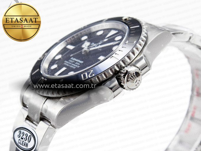 Submariner 41mm 124060 No Date 904L Steel Clean 1:1 Best Edition VR3230 - Görsel 8