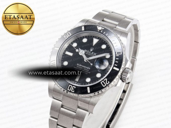 SUBMARINER 41MM 126610 LN BLACK CERAMIC 904L STEEL C+SF 1:1 BEST EDITION VR3235 - Görsel 2