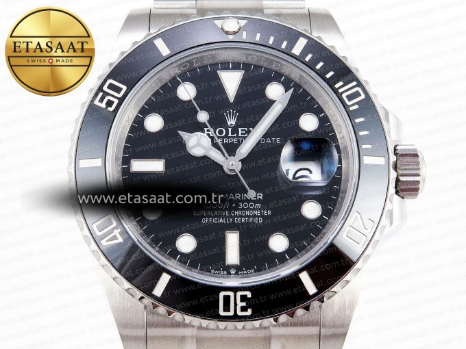 SUBMARINER 41MM 126610 LN BLACK CERAMIC 904L STEEL C+SF 1:1 BEST EDITION VR3235 - Görsel 4