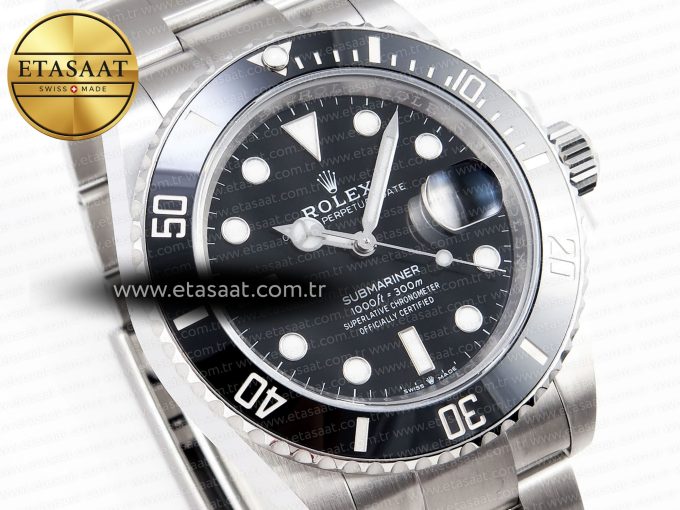 SUBMARINER 41MM 126610 LN BLACK CERAMIC 904L STEEL C+SF 1:1 BEST EDITION VR3235 - Görsel 5