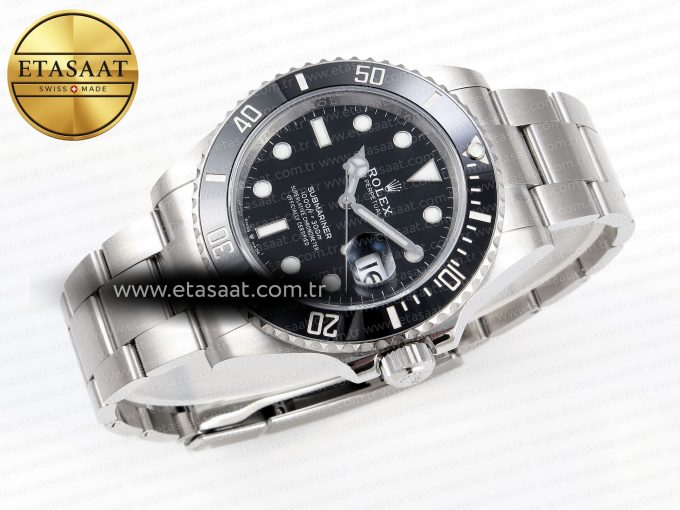 SUBMARINER 41MM 126610 LN BLACK CERAMIC 904L STEEL C+SF 1:1 BEST EDITION VR3235 - Görsel 6
