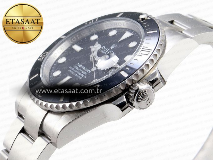 SUBMARINER 41MM 126610 LN BLACK CERAMIC 904L STEEL C+SF 1:1 BEST EDITION VR3235 - Görsel 8