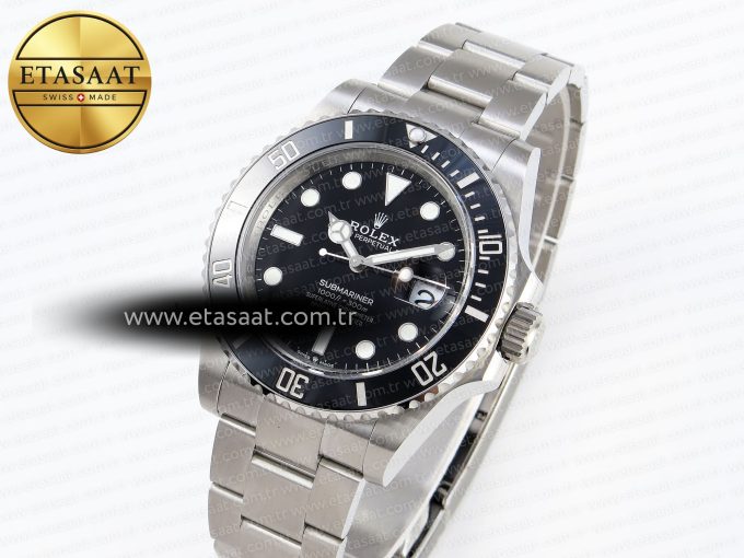 Submariner 41mm 126610 LN Black Ceramic 904L Steel JDF 1:1 Best Edition VR3235 - Görsel 1