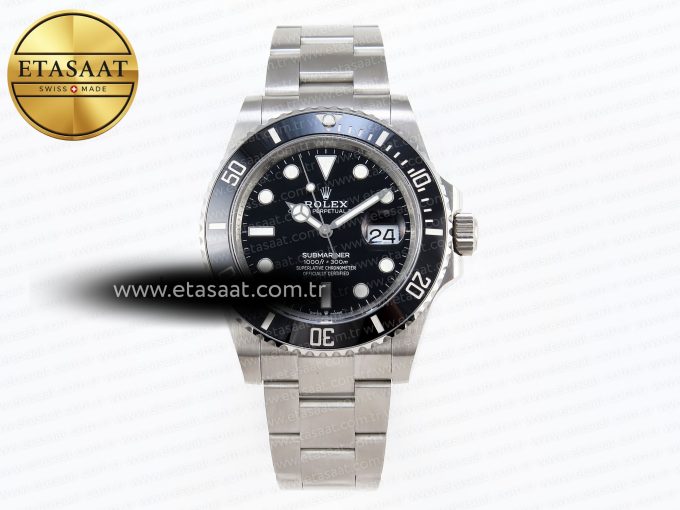 Submariner 41mm 126610 LN Black Ceramic 904L Steel JDF 1:1 Best Edition VR3235 - Görsel 3
