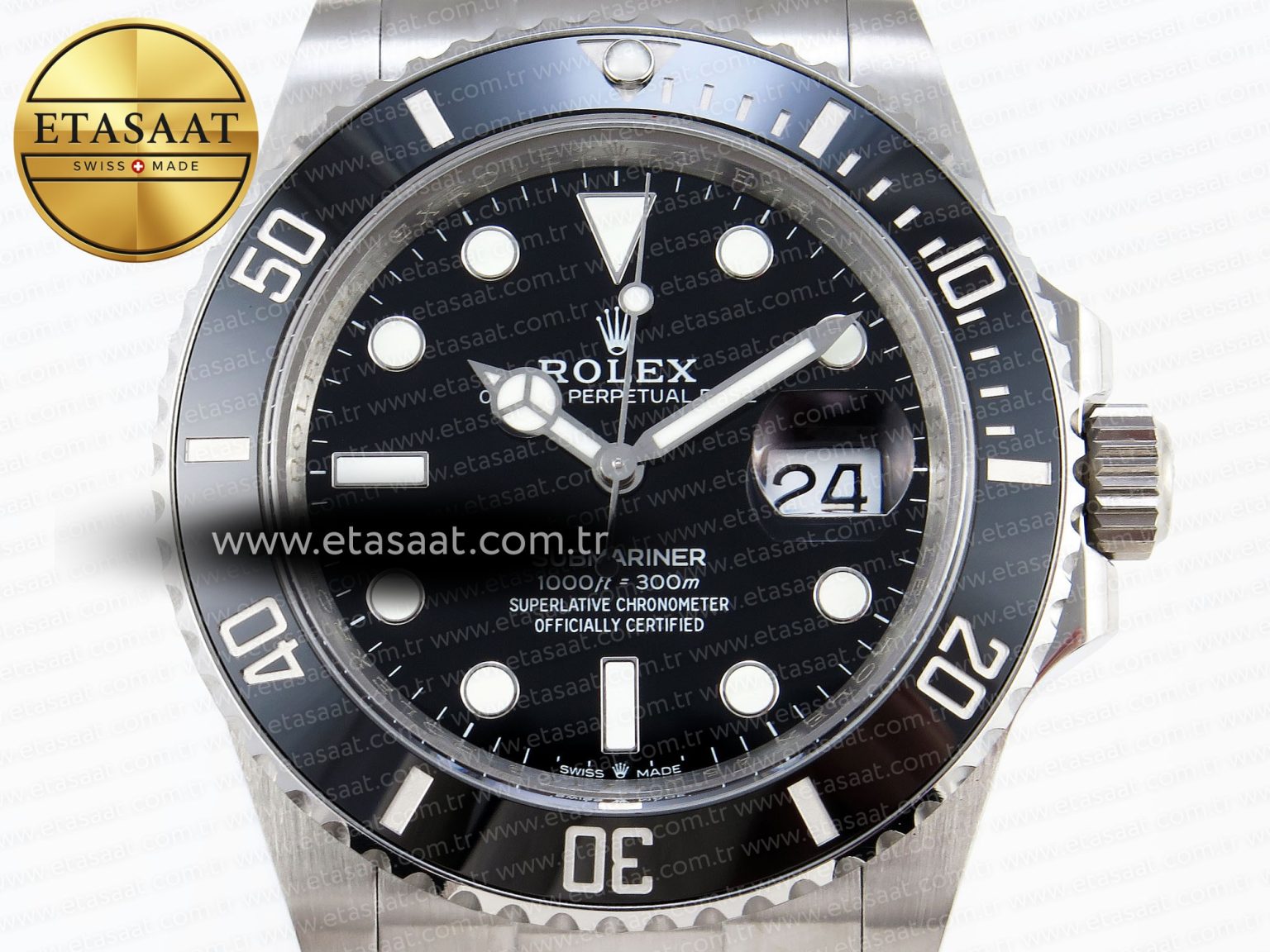 Submariner 41mm 126610 LN Black Ceramic 904L Steel JDF 1:1 Best Edition VR3235 - Görsel 4