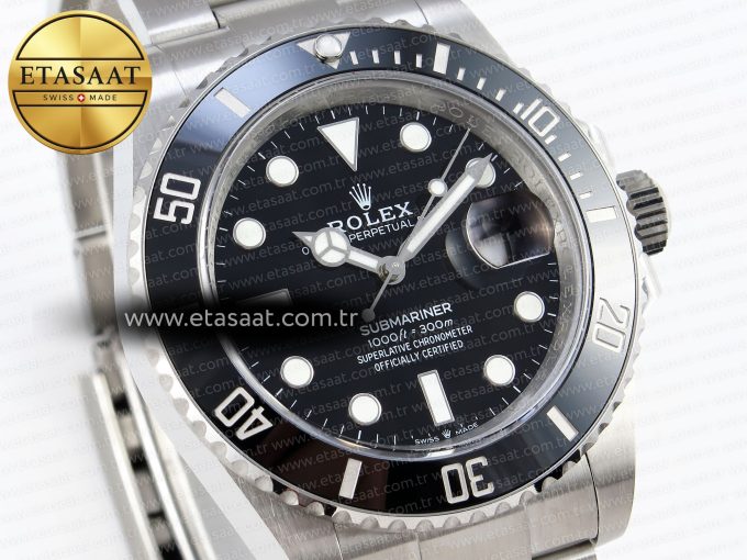 Submariner 41mm 126610 LN Black Ceramic 904L Steel JDF 1:1 Best Edition VR3235 - Görsel 5