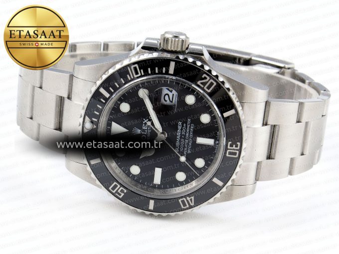 Submariner 41mm 126610 LN Black Ceramic 904L Steel JDF 1:1 Best Edition VR3235 - Görsel 6