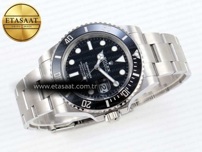 Submariner 41mm 126610 LN Black Ceramic 904L Steel JDF 1:1 Best Edition VR3235 - Görsel 7