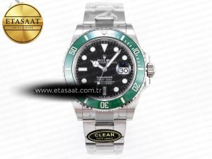 SUBMARINER 41MM 126610 LV GREEN CERAMIC 904L STEEL CLEAN 1:1 BEST EDITION VR3235 - Görsel 3