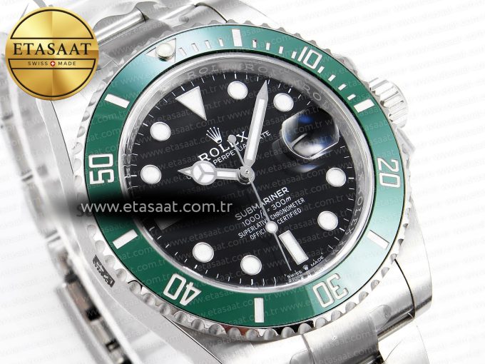 SUBMARINER 41MM 126610 LV GREEN CERAMIC 904L STEEL CLEAN 1:1 BEST EDITION VR3235 - Görsel 5