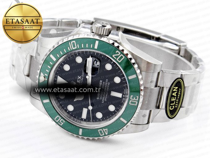 SUBMARINER 41MM 126610 LV GREEN CERAMIC 904L STEEL CLEAN 1:1 BEST EDITION VR3235 - Görsel 7