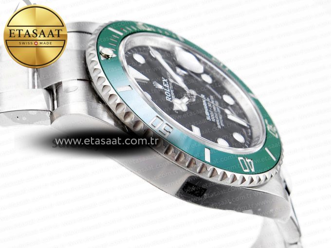 SUBMARINER 41MM 126610 LV GREEN CERAMIC 904L STEEL CLEAN 1:1 BEST EDITION VR3235 - Görsel 9
