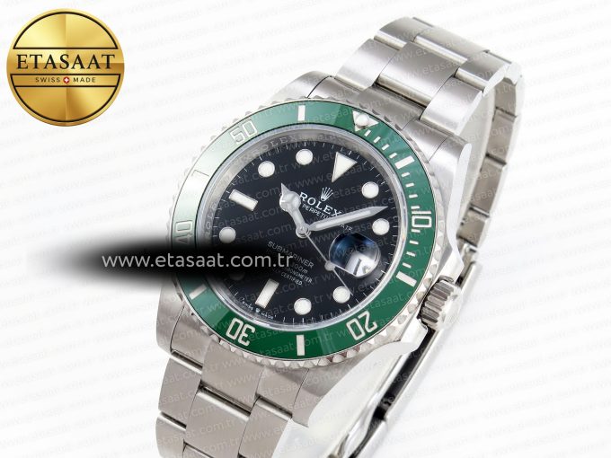 SUBMARINER 41MM 126610 LV GREEN CERAMIC 904L STEEL C+SF 1:1 BEST EDITION VR3235 - Görsel 1