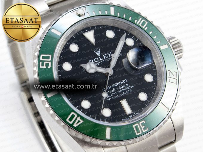 SUBMARINER 41MM 126610 LV GREEN CERAMIC 904L STEEL C+SF 1:1 BEST EDITION VR3235 - Görsel 5