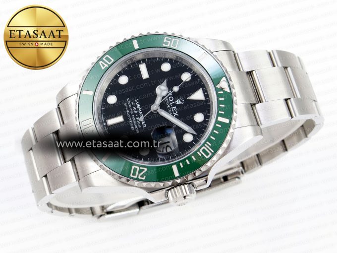 SUBMARINER 41MM 126610 LV GREEN CERAMIC 904L STEEL C+SF 1:1 BEST EDITION VR3235 - Görsel 6