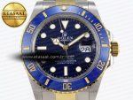 Submariner 41mm 126613 LB SS/YG Blue Ceramic 904L Steel GMF 1:1 Best Edition VR3235 - Görsel 4