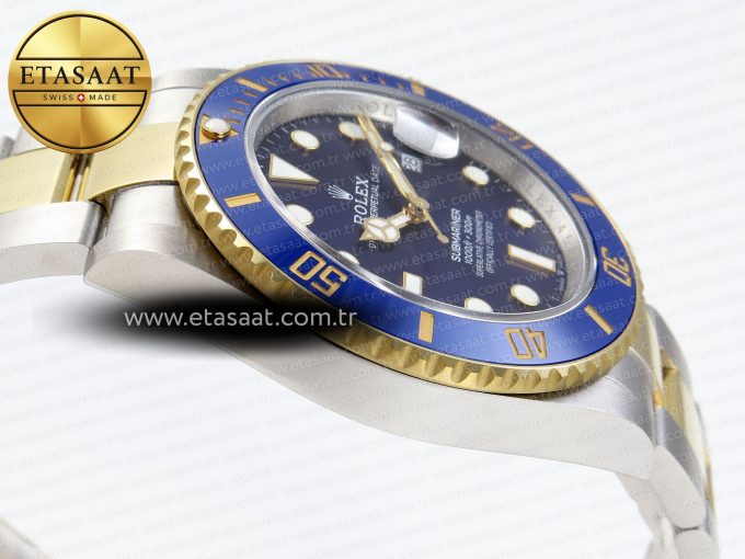 Submariner 41mm 126613 LB SS/YG Blue Ceramic 904L Steel GMF 1:1 Best Edition VR3235 - Görsel 9