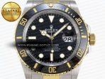 Submariner 41mm 126613 LN SS/YG Black Ceramic 904L Steel GMF 1:1 Best Edition VR3235 - Görsel 4