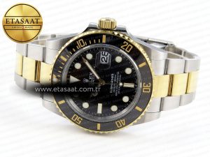 Submariner 41mm 126613 LN SS/YG Black Ceramic 904L Steel GMF 1:1 Best Edition VR3235 - Görsel 6