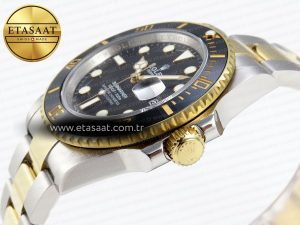 Submariner 41mm 126613 LN SS/YG Black Ceramic 904L Steel GMF 1:1 Best Edition VR3235 - Görsel 8