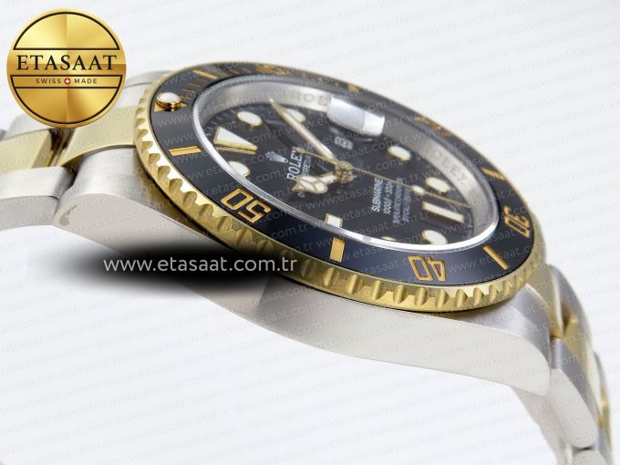 Submariner 41mm 126613 LN SS/YG Black Ceramic 904L Steel GMF 1:1 Best Edition VR3235 - Görsel 9