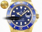 SUBMARINER 41MM 126618 LB BLUE CERAMIC 904L STEEL CLEAN 1:1 BEST EDITION VR3235 - Görsel 4
