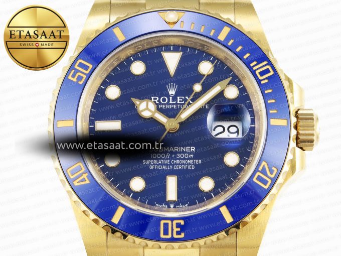 SUBMARINER 41MM 126618 LB BLUE CERAMIC 904L STEEL CLEAN 1:1 BEST EDITION VR3235 - Görsel 4