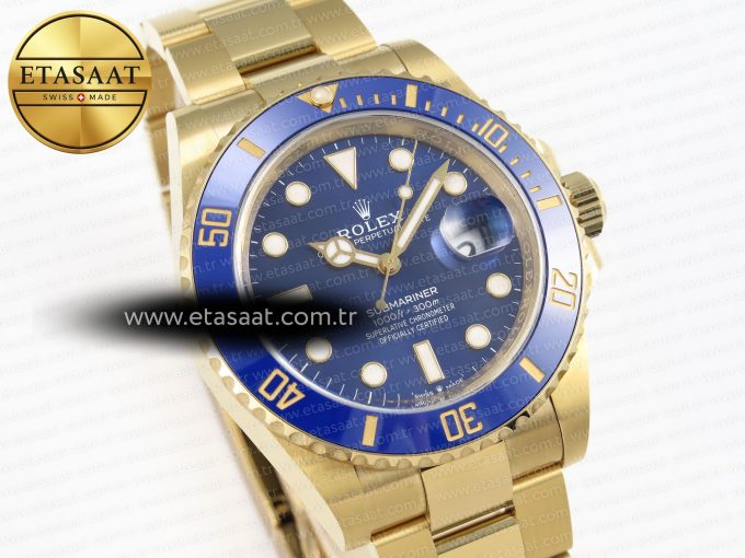 SUBMARINER 41MM 126618 LB BLUE CERAMIC 904L STEEL CLEAN 1:1 BEST EDITION VR3235 - Görsel 5