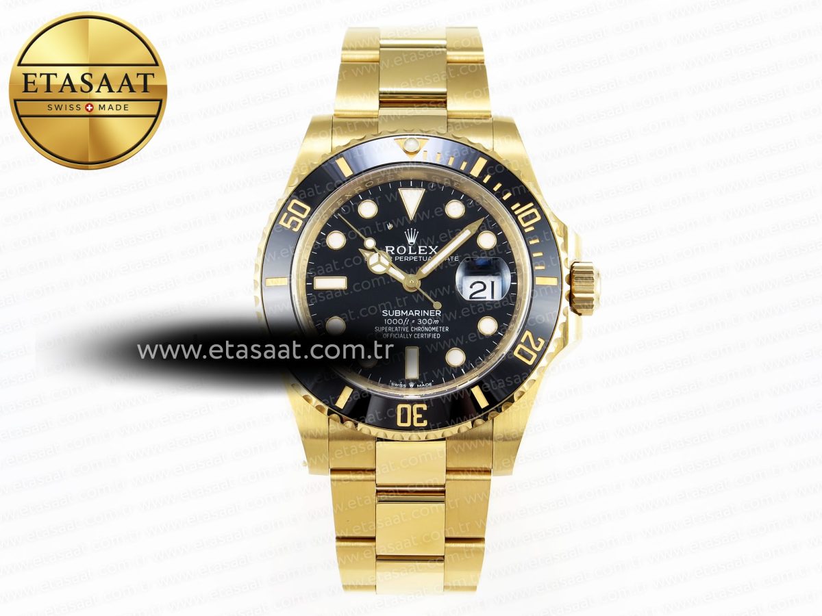 Rolex SUBMARINER 41MM 126618 LN BLACK CERAMIC VR3235 - Görsel 3
