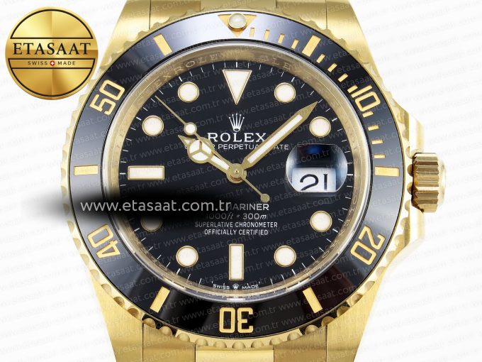 SUBMARINER 41MM 126618 LN BLACK CERAMIC 904L STEEL CLEAN 1:1 BEST EDITION VR3235 - Görsel 4