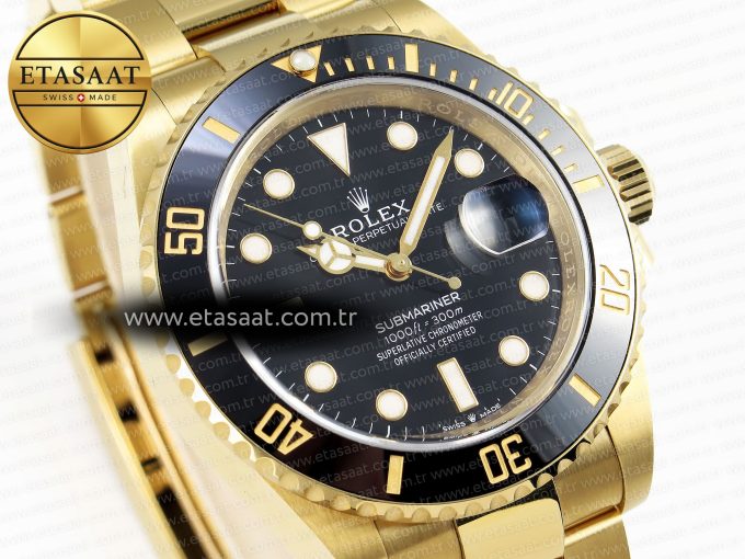 SUBMARINER 41MM 126618 LN BLACK CERAMIC 904L STEEL CLEAN 1:1 BEST EDITION VR3235 - Görsel 5