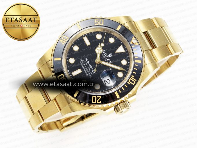 SUBMARINER 41MM 126618 LN BLACK CERAMIC 904L STEEL CLEAN 1:1 BEST EDITION VR3235 - Görsel 6