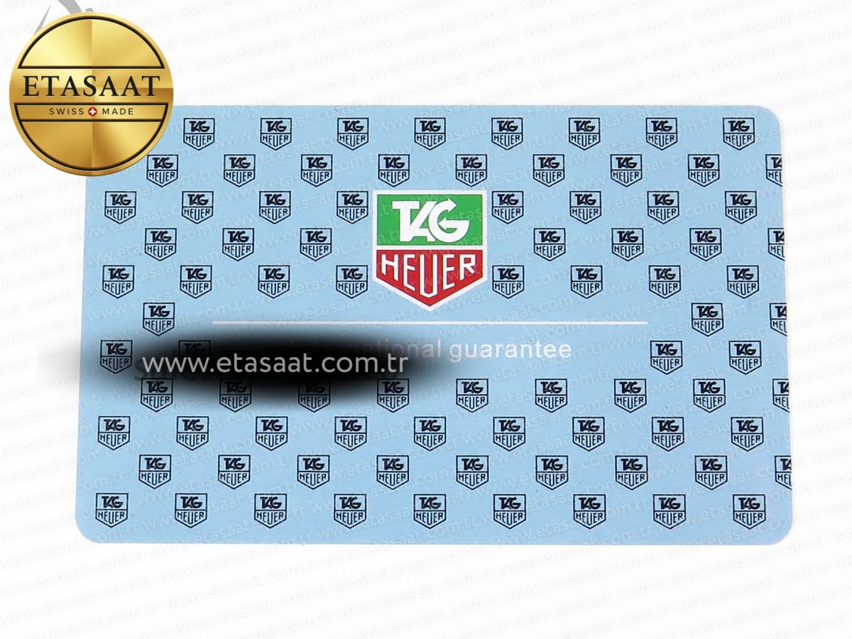 TAG HEUER NEW VERSION WATCH BOX AND PAPERS - Görsel 12