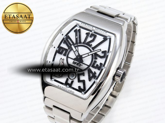 Vanguard SS ABF Best Edition White Dial on SS Bracelet A2824 - Görsel 2