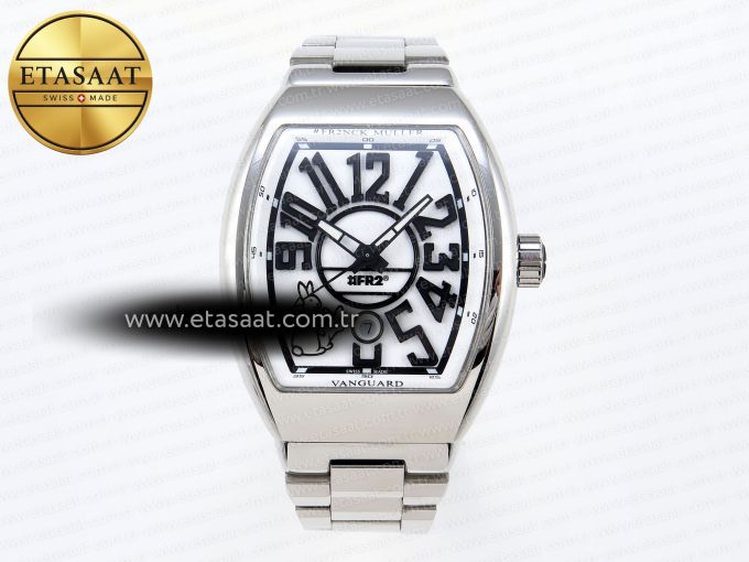 Vanguard SS ABF Best Edition White Dial on SS Bracelet A2824 - Görsel 3