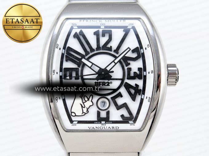 Vanguard SS ABF Best Edition White Dial on SS Bracelet A2824 - Görsel 4