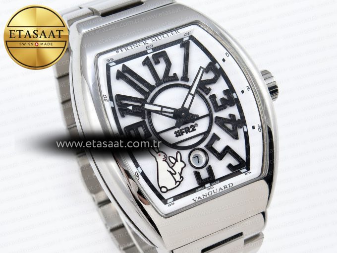 Vanguard SS ABF Best Edition White Dial on SS Bracelet A2824 - Görsel 5