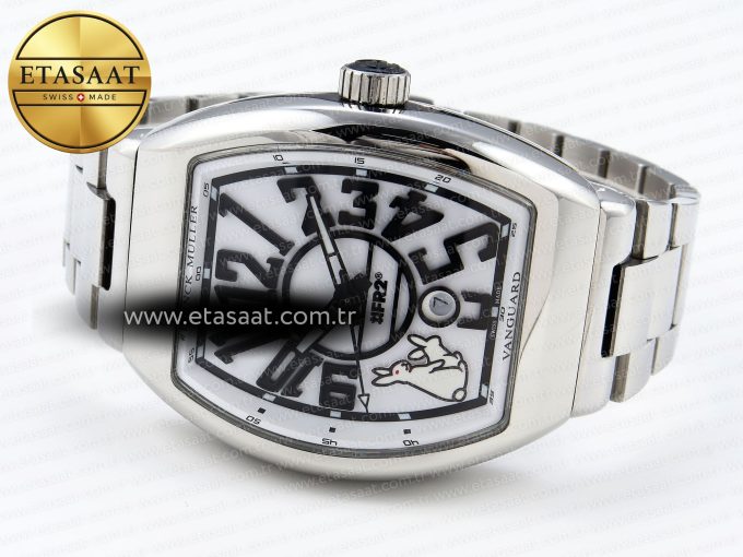 Vanguard SS ABF Best Edition White Dial on SS Bracelet A2824 - Görsel 6