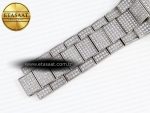 Vanguard SS Black Full Diamonds ABF Best Edition Diamonds Blue Dial on Diamonds Bracelet A2824 - Görsel 23