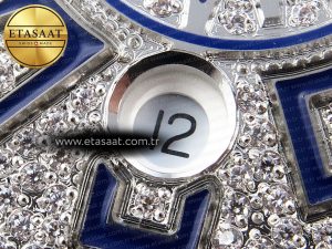 Vanguard SS Blue Full Diamonds ABF Best Edition Diamonds Blue Dial on Diamonds Bracelet A2824 - Görsel 12