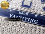 Vanguard SS Blue Full Diamonds ABF Best Edition Diamonds Blue Dial on Diamonds Bracelet A2824 - Görsel 13