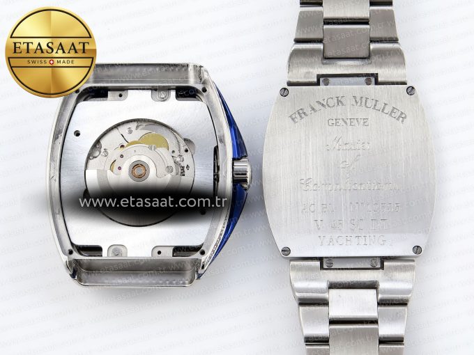 Vanguard SS Blue Full Diamonds ABF Best Edition Diamonds Blue Dial on Diamonds Bracelet A2824 - Görsel 18