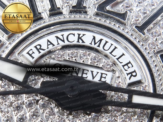 Vanguard SS Full Diamonds ABF Best Edition Diamonds Black Dial on Diamonds Bracelet A2824 - Görsel 10