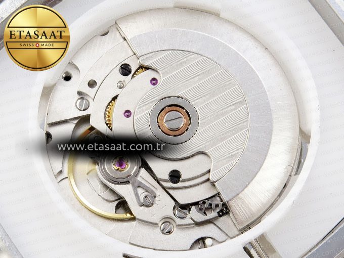 Vanguard SS Full Diamonds ABF Best Edition Diamonds Black Dial on Diamonds Bracelet A2824 - Görsel 20