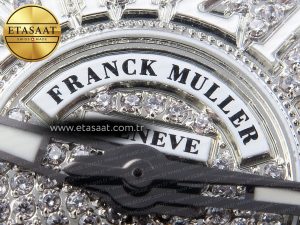 Vanguard SS Full Diamonds ABF Best Edition Diamonds White Dial on Diamonds Bracelet A2824 - Görsel 10