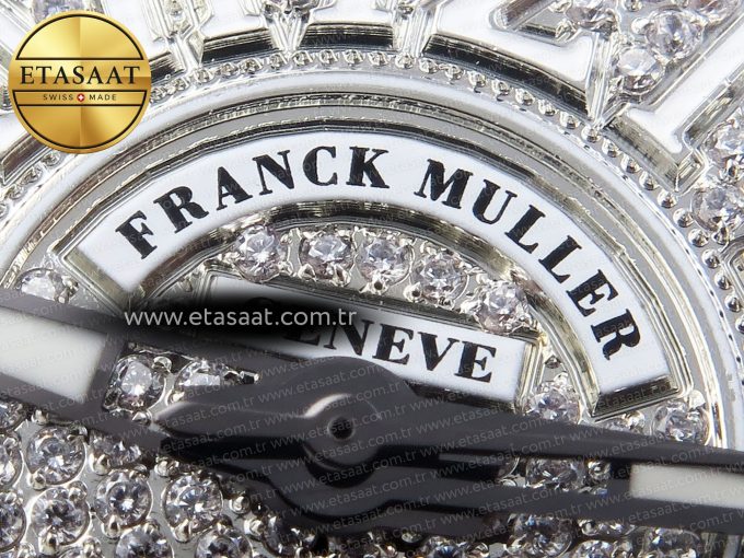 Vanguard SS Full Diamonds ABF Best Edition Diamonds White Dial on Diamonds Bracelet A2824 - Görsel 10