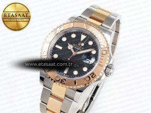 Yacht-Master 126621 40mm RG/SS Black Dial C+S VR3235