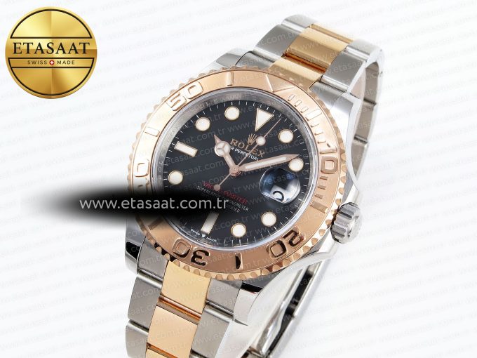 Yacht-Master 126621 40mm RG/SS Black Dial C+S VR3235 - Görsel 1